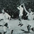 Los jugadores de Estudiantes festejan en Old Trafford