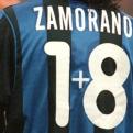Dorsal 1+8 de Zamorano en el Inter de Milán