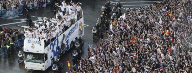El Real Madrid celebra el título de Liga. Foto: lainformacion.com