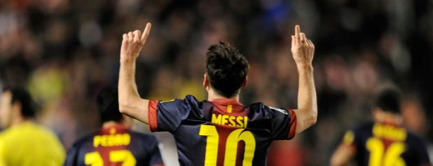 Lionel Messi em Barcelona