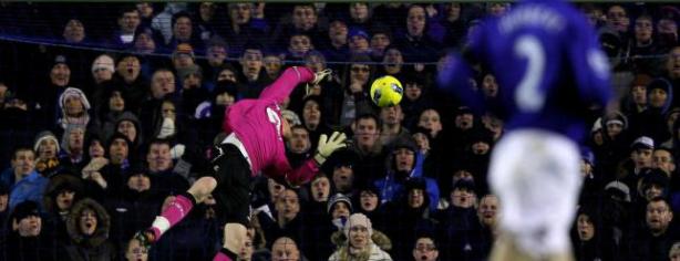 Gol de Howard contra el Bolton // Foto: lainformacion.com/Getty Images