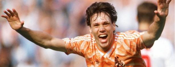 Marco Van Basten con Holanda en la Eurocopa de 1988