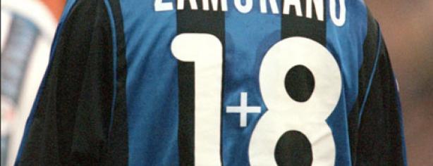 Dorsal 1+8 de Zamorano en el Inter de Milán