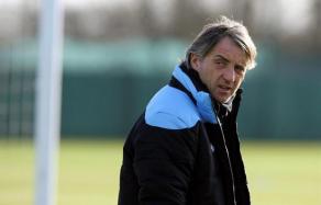Roberto Mancini, entrenador del Manchester City