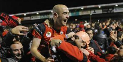 Pablo Infante celebra la clasificación para semifinales Foto: lainformacion.com