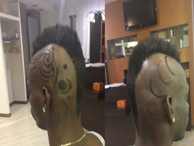 El nuevo (y elaborado) peinado de Mario Balotelli