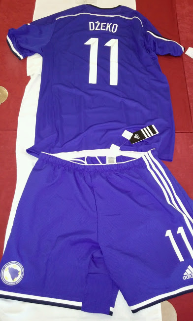 Las camisetas de Bosnia para el Mundial de Brasil 2014