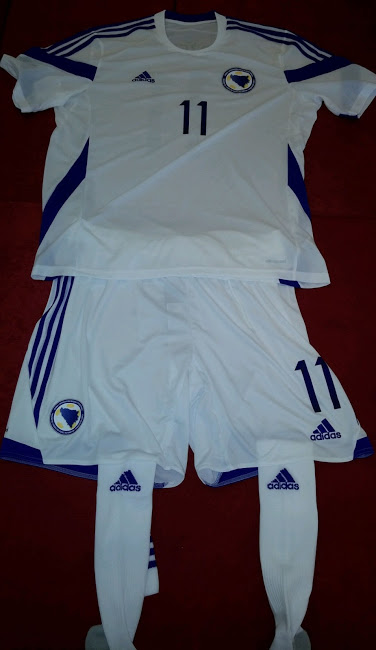 Las camisetas de Bosnia para el Mundial de Brasil 2014