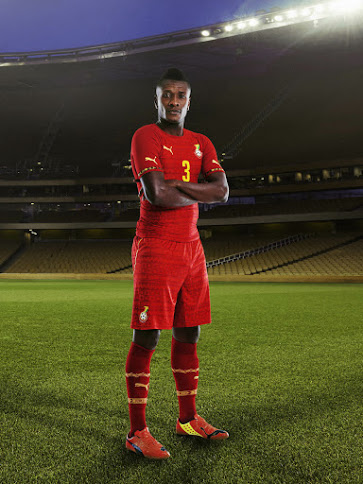 Las camisetas de Ghana en Mundial de Brasil 2014