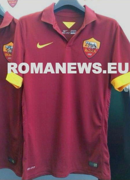 La maglia Nike de la Roma 2014 - 2015