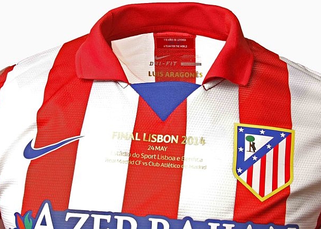 Camiseta del Atlético de Madrid para la final de Champions 2014