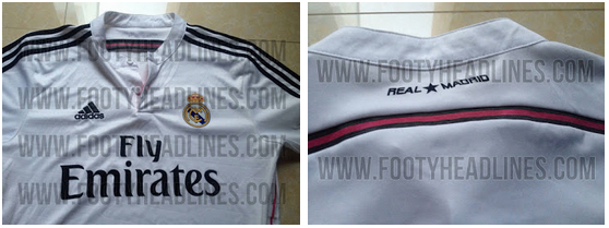 La camiseta del Real Madrid para la temporada 2014 - 2015