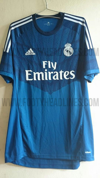 La camiseta de portero del Real Madrid para la temporada 2014 - 2015