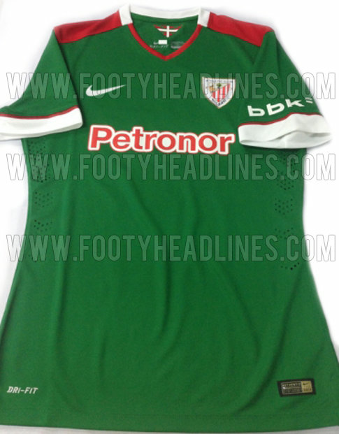 La camiseta del Athletic para la temporada 2014 - 2015