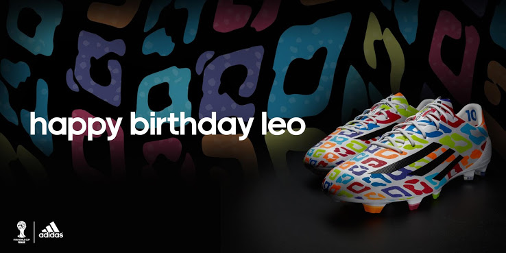 Las botas especiales de Lionel Messi para el Mundial de Brasil 2014