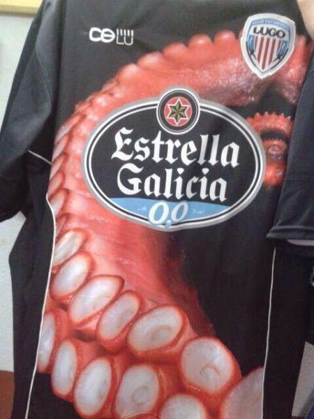 Camiseta pulpo del Lugo 2014 - 2015