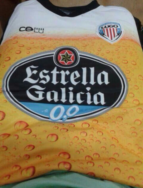 Camiseta cerveza del Lugo 2014 - 2015