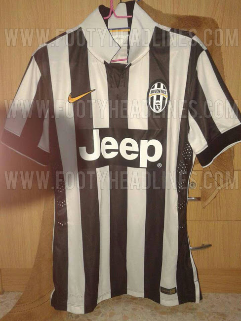 Camiseta de la Juventus para la temporada 2014 - 2015