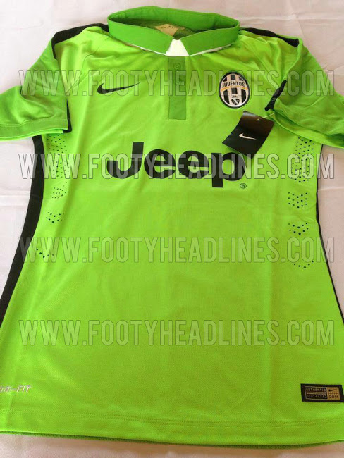 Tercera camiseta de la Juventus para la temporada 2014 - 2015