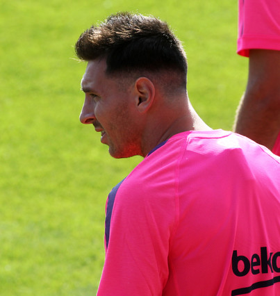 Nuevo peinado de Lionel Messi