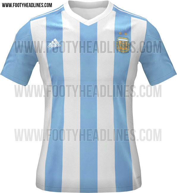 La camiseta de Argentina para la Copa América 2015