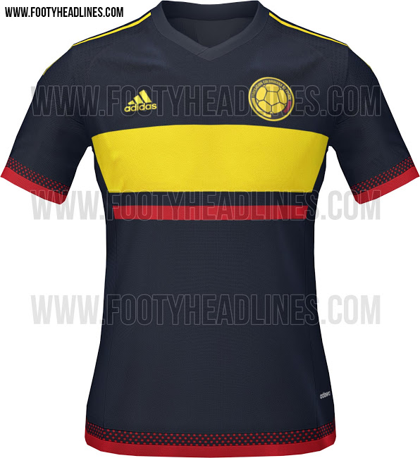 Camiseta suplente de Colombia para la Copa América 2015