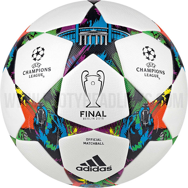 El balón de la final de la Champions League 2015 en Berlín