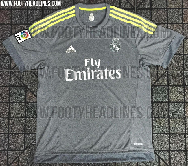 Camisetas suplente del Real Madrid 2015 - 2016