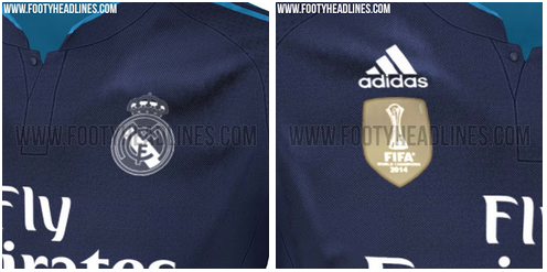 Tercera camiseta del Real Madrid para la temporada 2015 - 2016