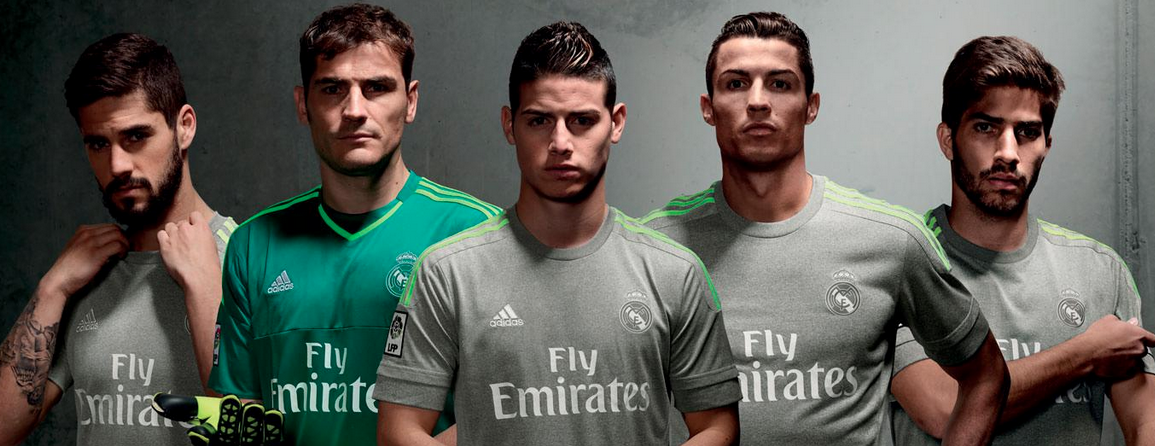 Las camisetas del Real Madrid para la temporada 2015 - 2016