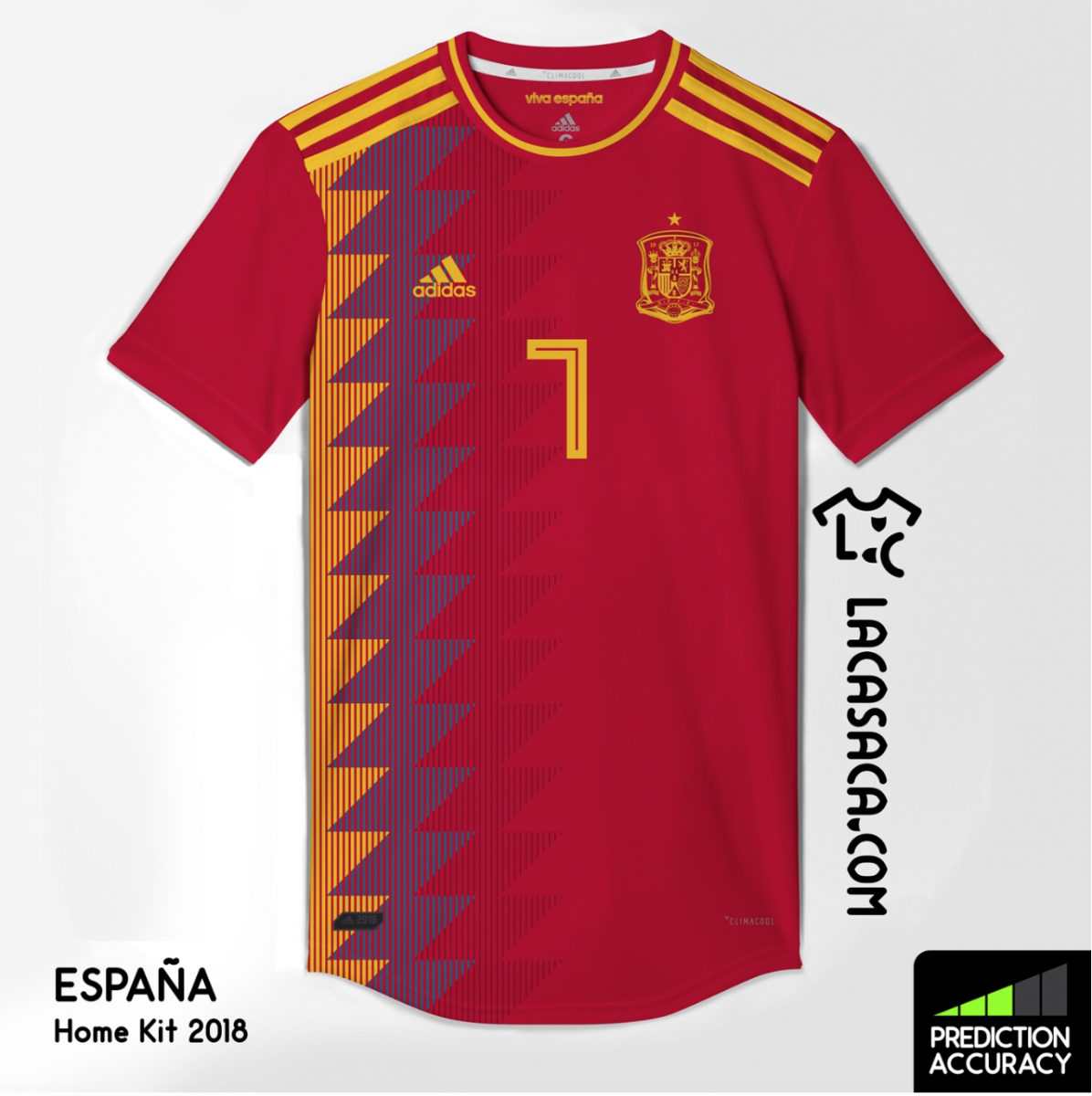 Así será la camiseta de España para el Mundial de Rusia 2018 - Futbolprimera