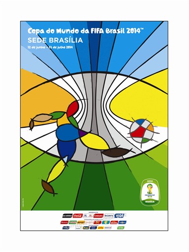 Cartel Mundial 2014 Brasilia