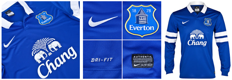 Camiseta Everton Nike 2013 - 2014