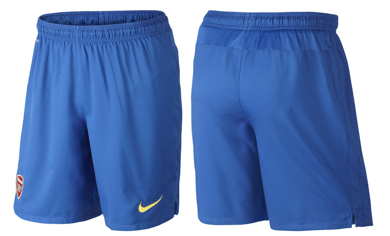 Pantalones azules equipación suplente del Arsenal 2013-2014