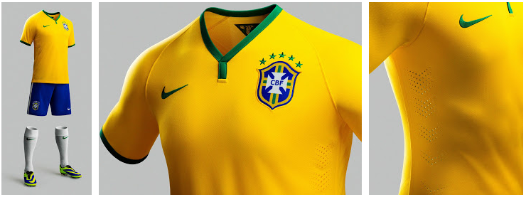 La camiseta de Brasil para el Mundial 2014