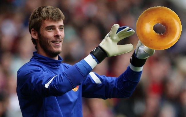 De Gea roba un donut en un supermercado
