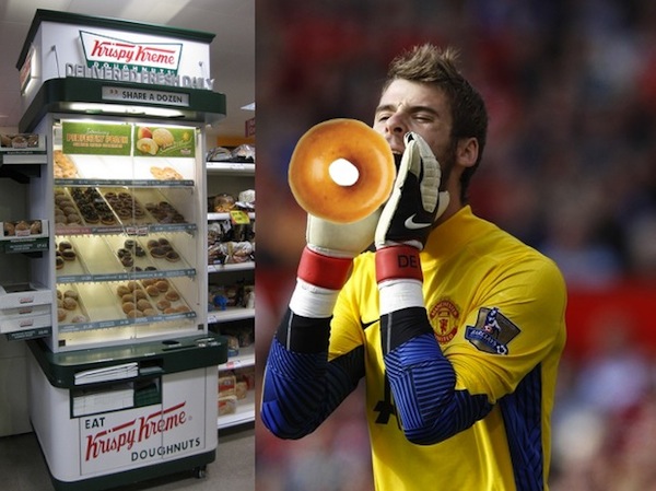 De Gea roba un donut