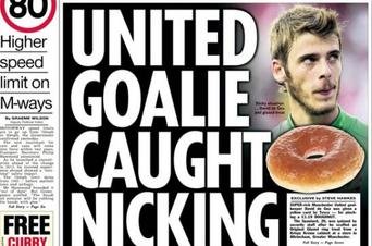 David de Gea/ portada The Sun