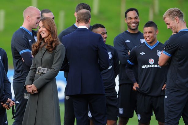 Joe Hart y Kate Middleton /mirror.co.uk
