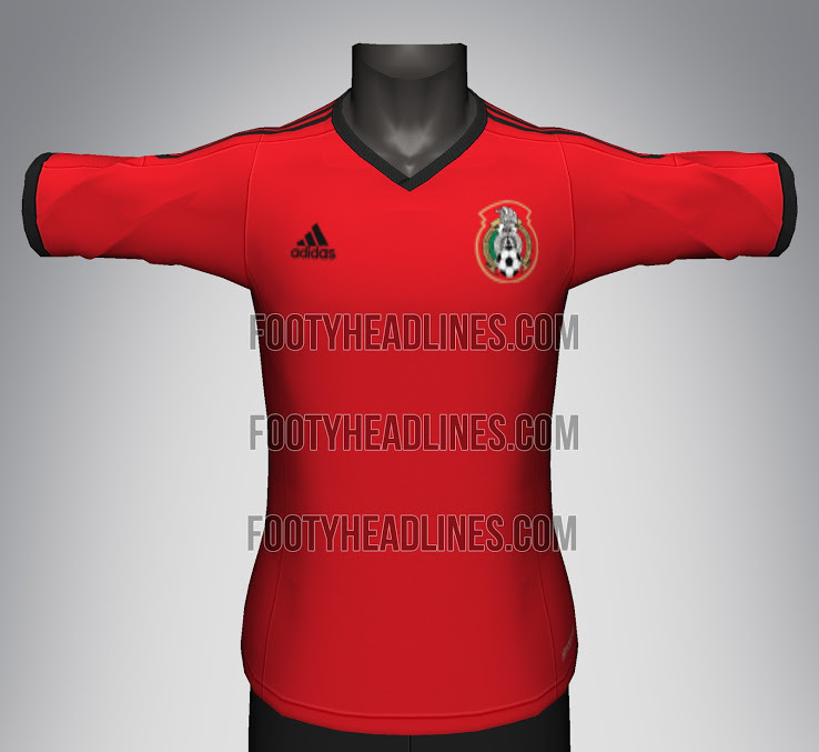Camiseta de México para el Mundial de Brasil 2014