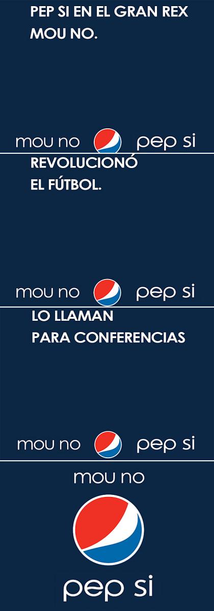 Campaña Pepsi Pep Mourinho