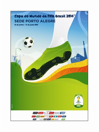 Cartel Mundial 2014 Porto Alegre