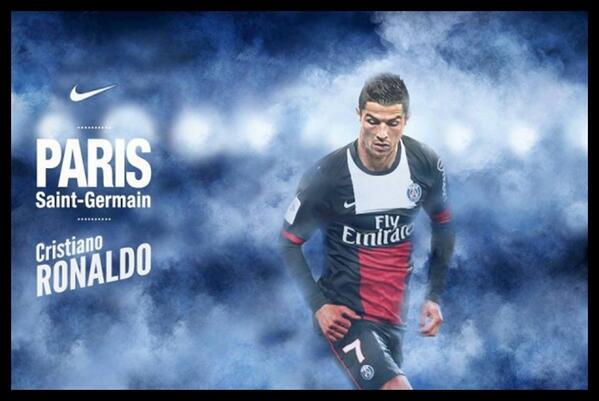 Montaje Cristiano Ronaldo PSG