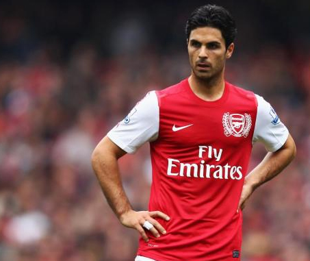 Mikel Arteta durante un encuentro del Arsenal