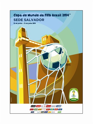 Cartel Mundial 2014 Salvador