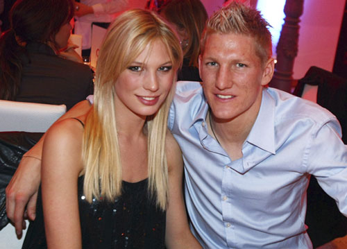 Sarah Brandner y Bastian Schweinsteiger
