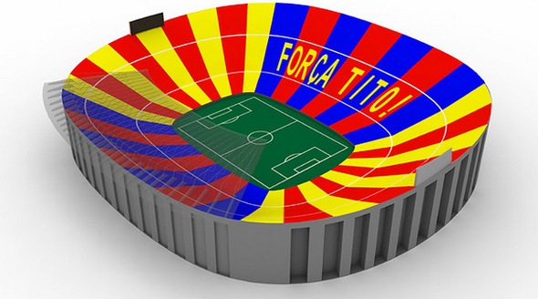 Tifo Tito Vilanova Barcelona Real Madrid