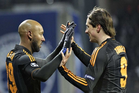 Anelka y Fernando Torres
