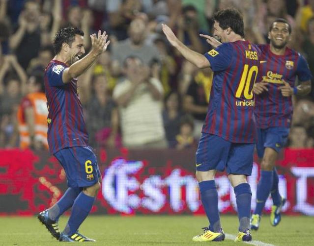 La sociedad Xavi-Messi, enriquecida. Foto:lainformacion.com/EFE